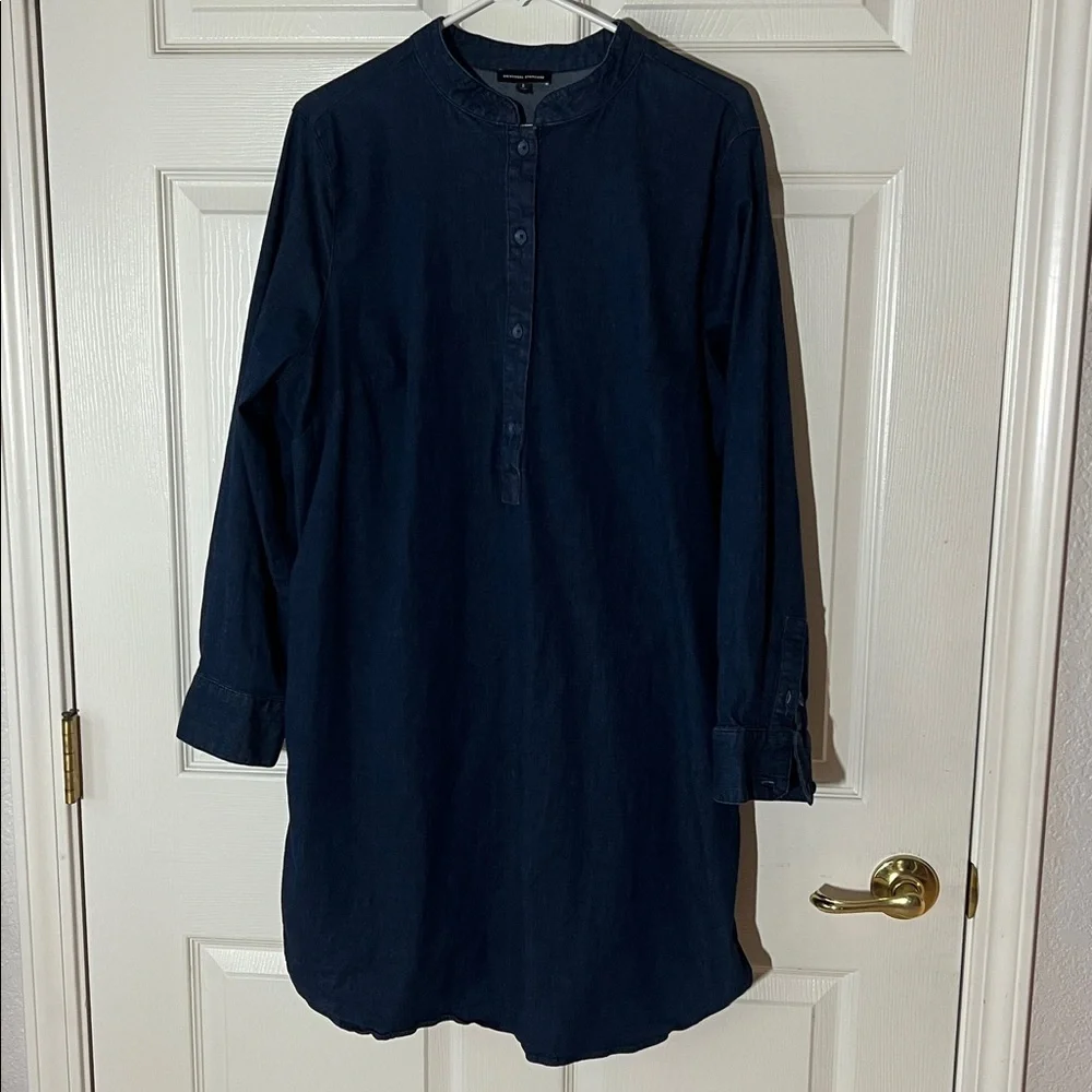 Universal Standard Hannah Denim Shirt‎ Dress Plus, Sz Small- 14/16